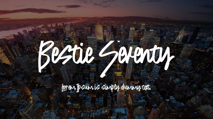 Bestie Seventy Font