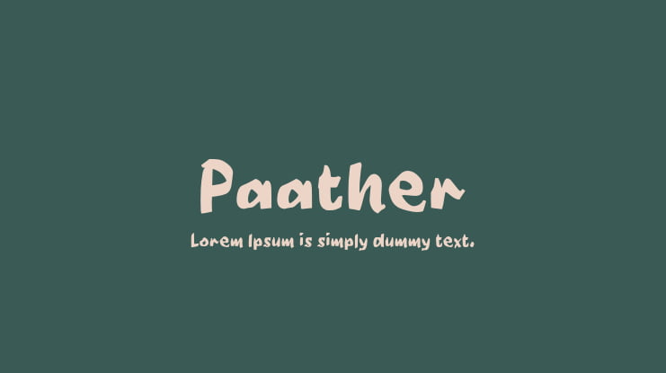 Paather Font