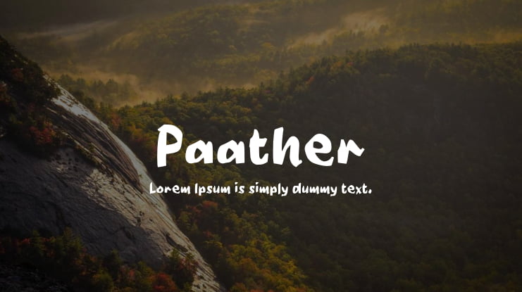 Paather Font