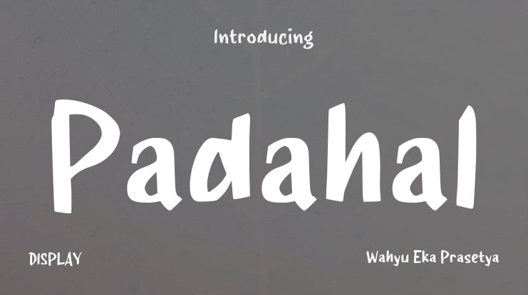 Padahal Font