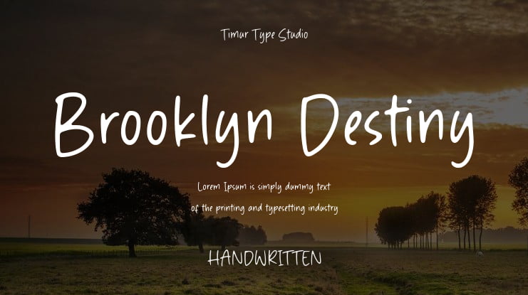 Brooklyn Destiny Font