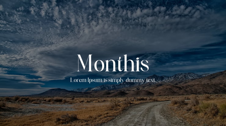 Monthis Font