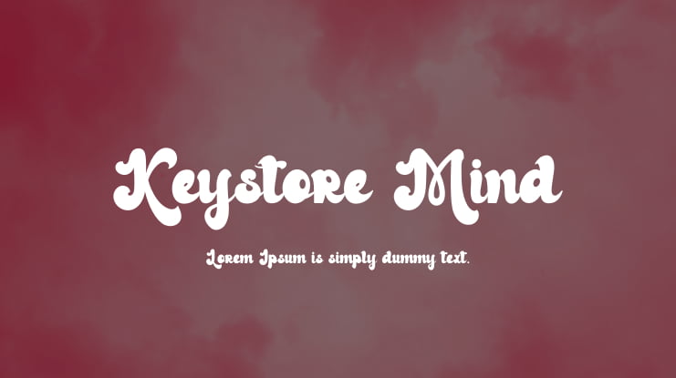 Keystore Mind Font