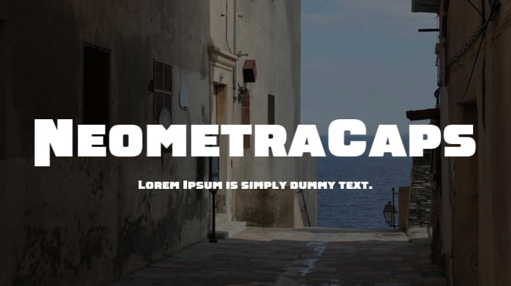 NeometraCaps Font