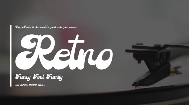 Retro Fancy Font