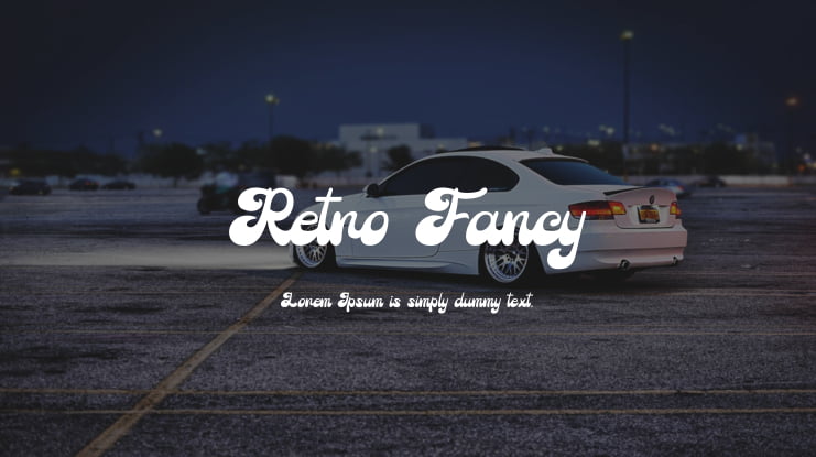 Retro Fancy Font