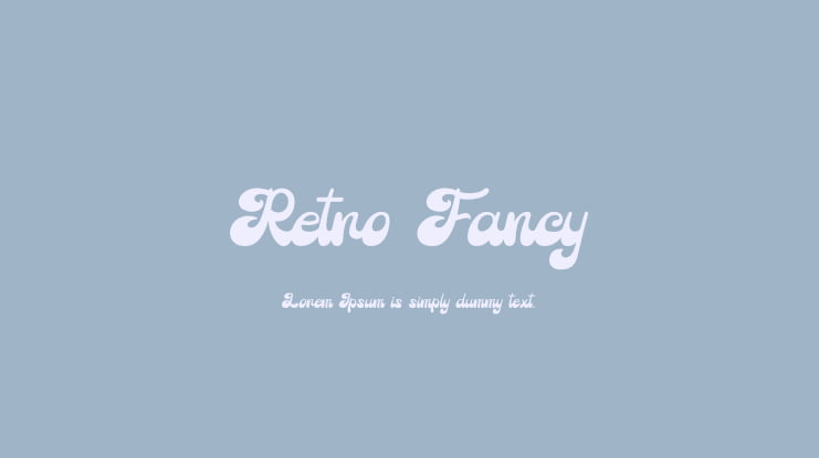 Retro Fancy Font