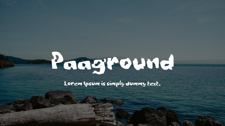 Paaground Font