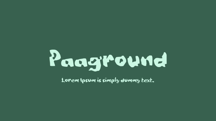 Paaground Font