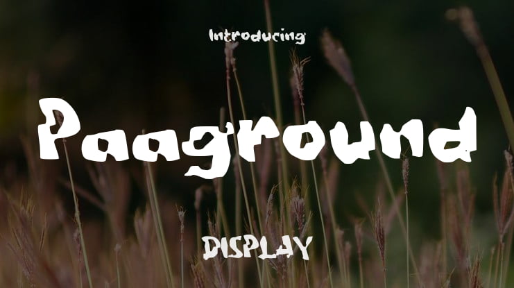 Paaground Font