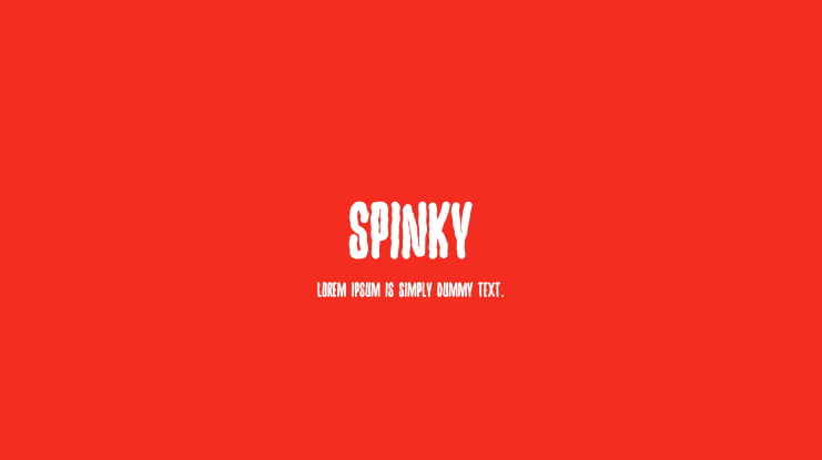 Spinky Font