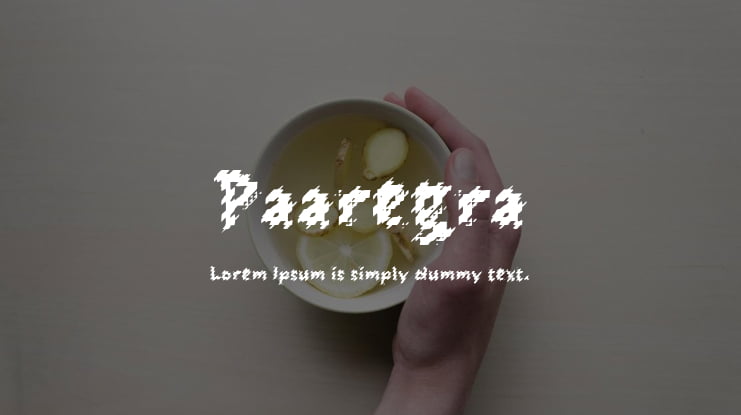 Paaregra Font