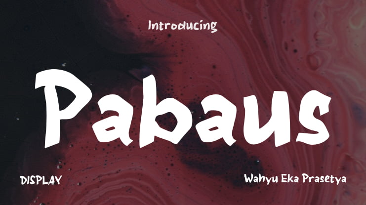 Pabaus Font