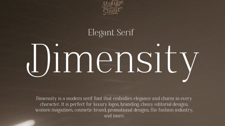 Dimensity Font