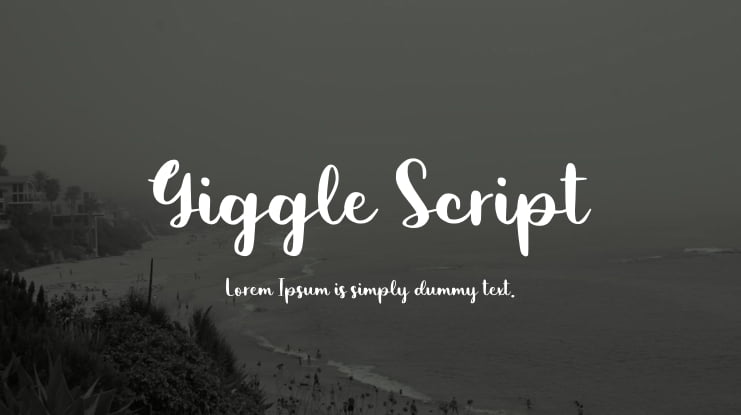 Giggle Script Font