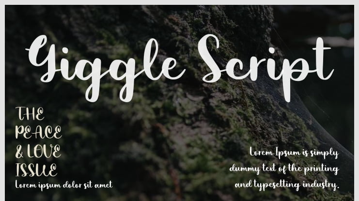 Giggle Script Font