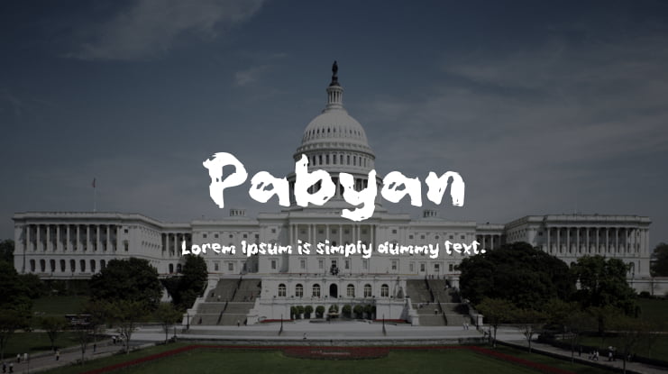 Pabyan Font