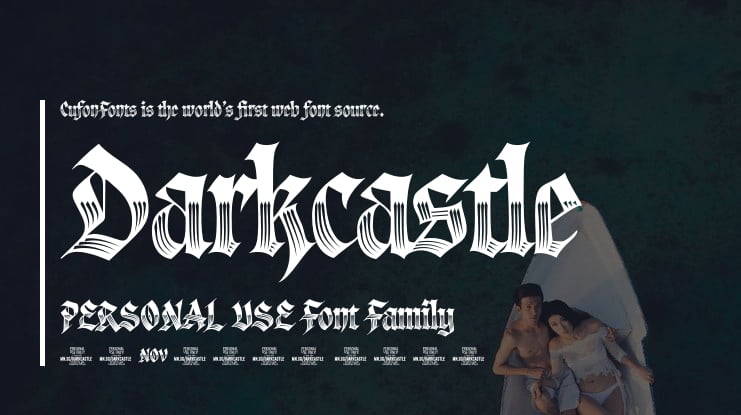 Darkcastle PERSONAL USE Font