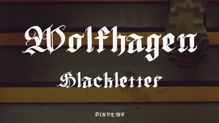 Wolfhagen Blackletter Font