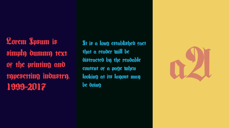 Luminados Fraktur Font