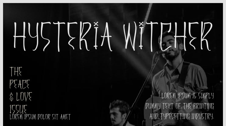 Hysteria Witcher Font