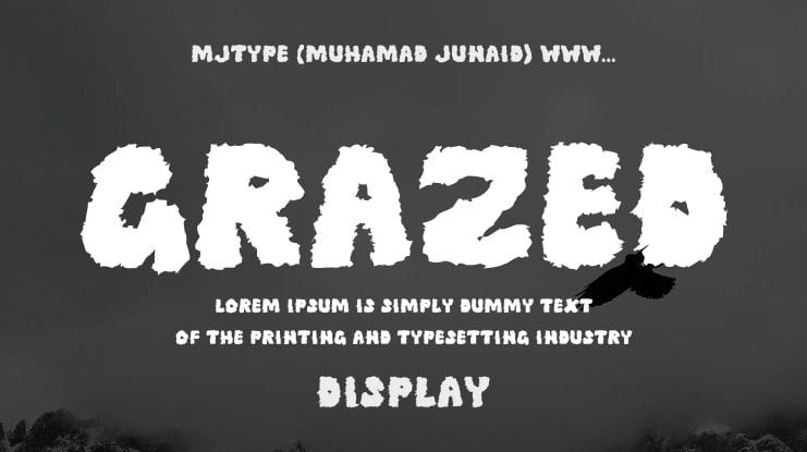 Grazed Font