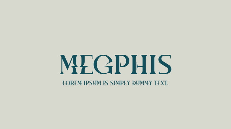 MEGPHIS Font