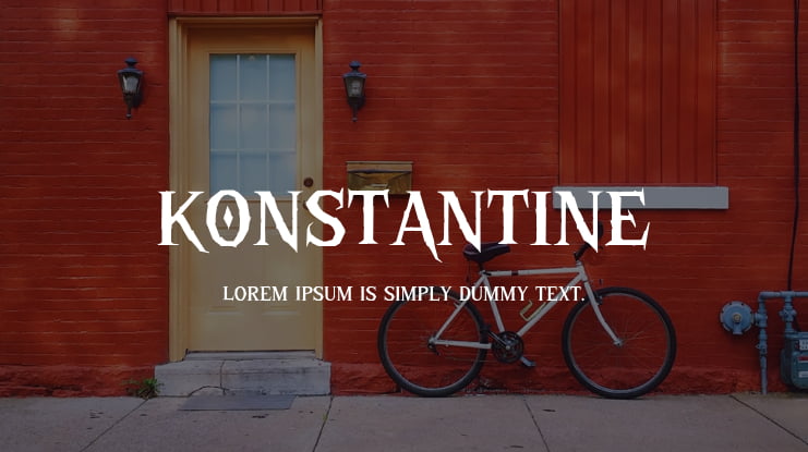 KONSTANTINE Font