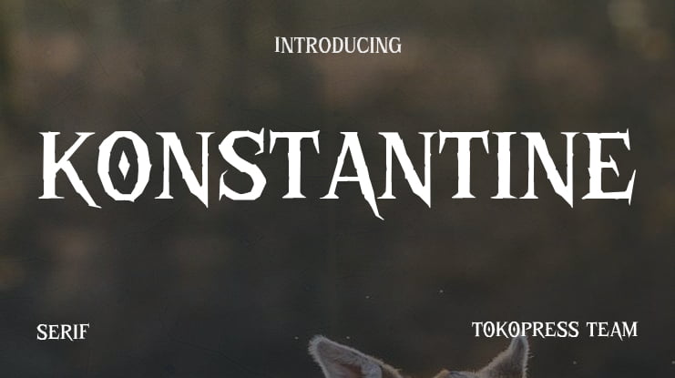 KONSTANTINE Font