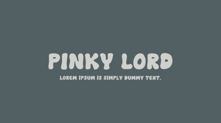 Pinky Lord Font