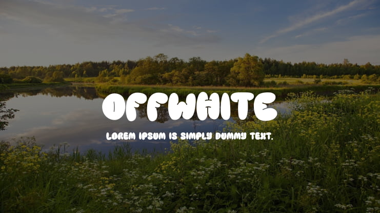 OFFWHITE Font