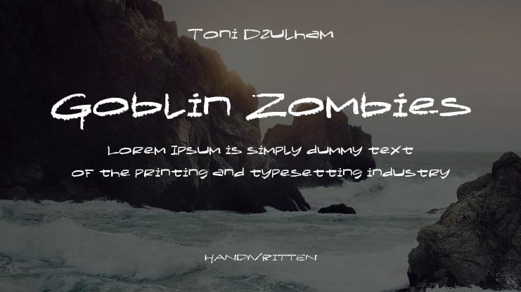 Goblin Zombies Font