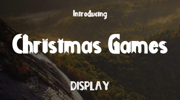 Christmas Games Font