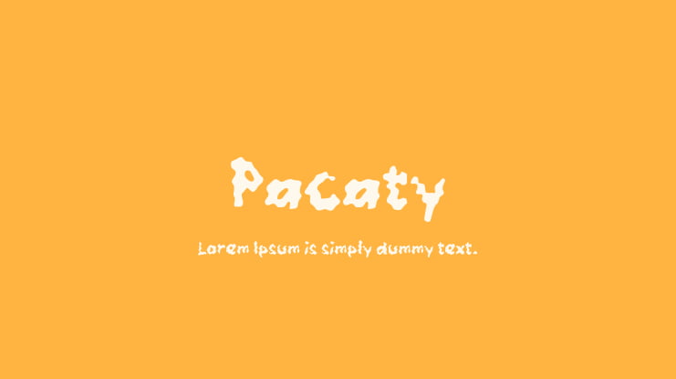 Pacaty Font