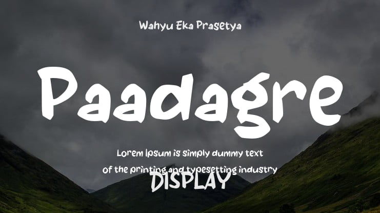 Paadagre Font