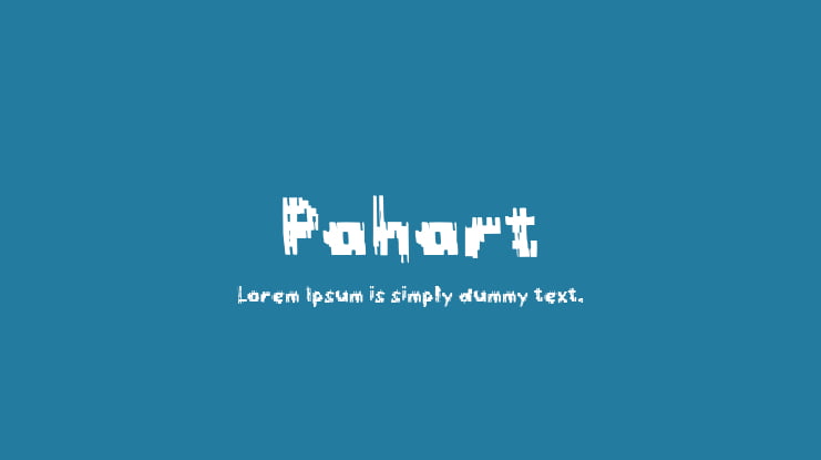 Pahart Font