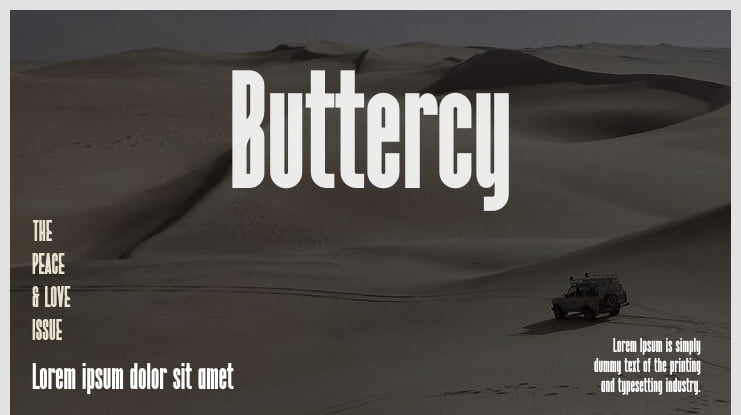 Buttercy Font Family