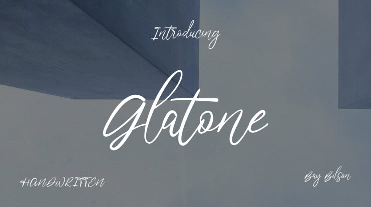 Glatone Font