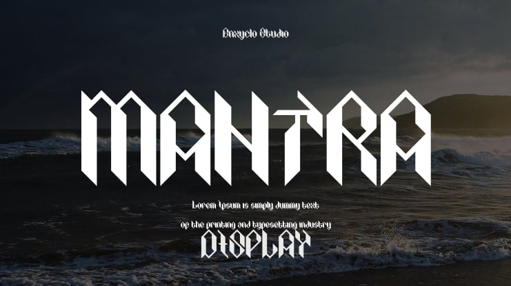 MANTRA Font