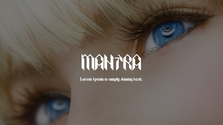 MANTRA Font