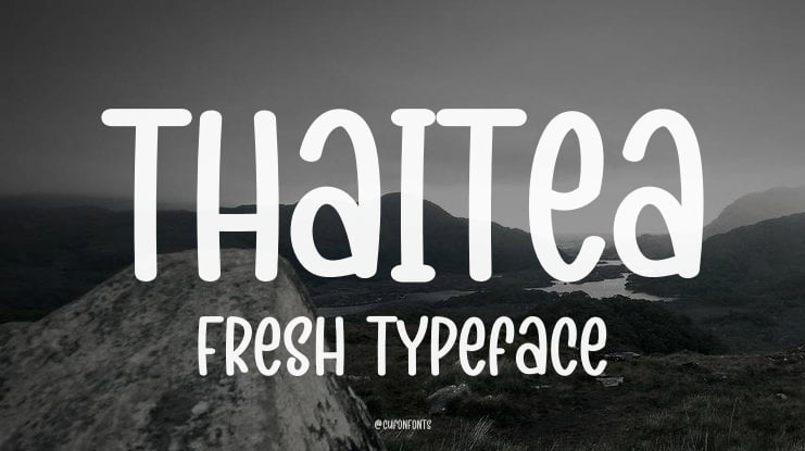 Thaitea Fresh Font