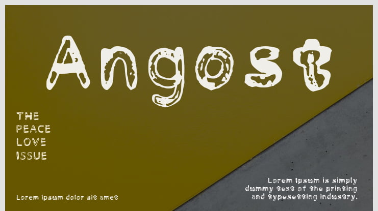 Angost Font