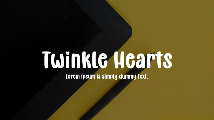 Twinkle Hearts Font