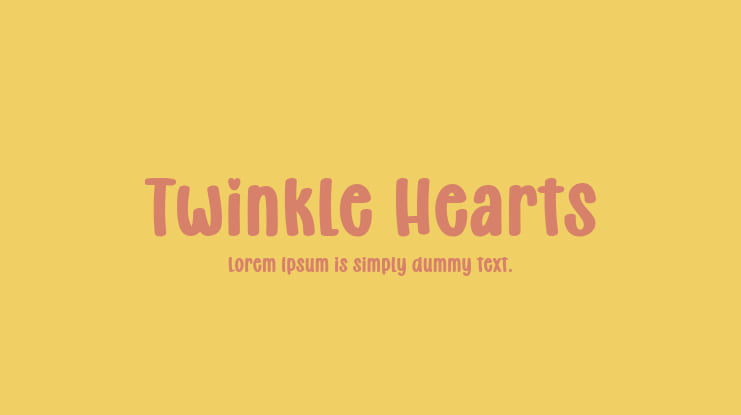 Twinkle Hearts Font