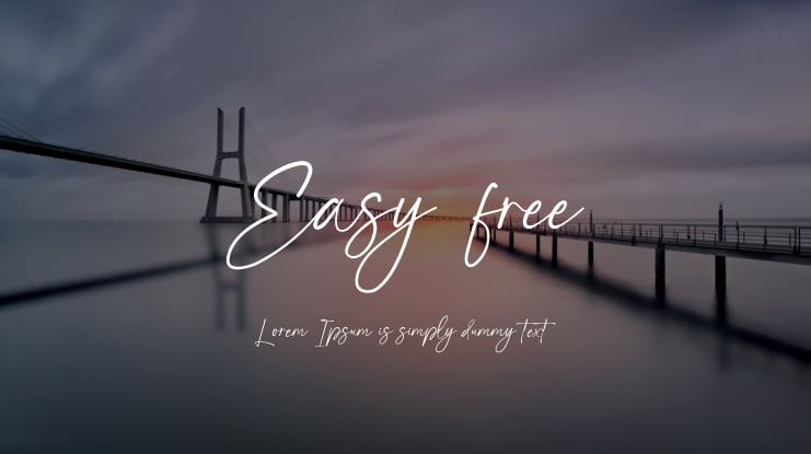 Easy-free Font