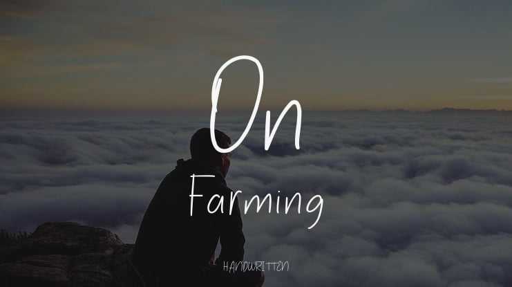 On Farming Font : Download Free for Desktop & Webfont