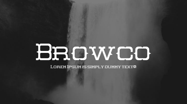 Browco Font