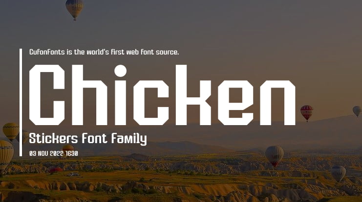 Chicken Stickers Font