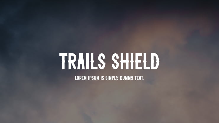 Trails Shield Font