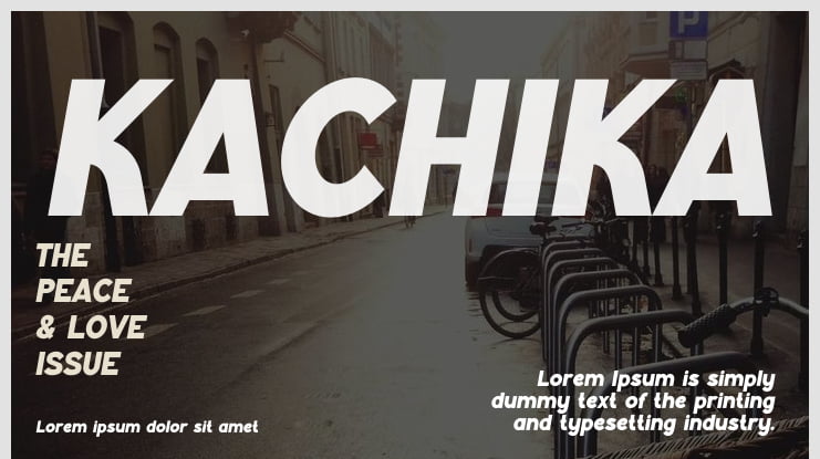 KACHIKA Font